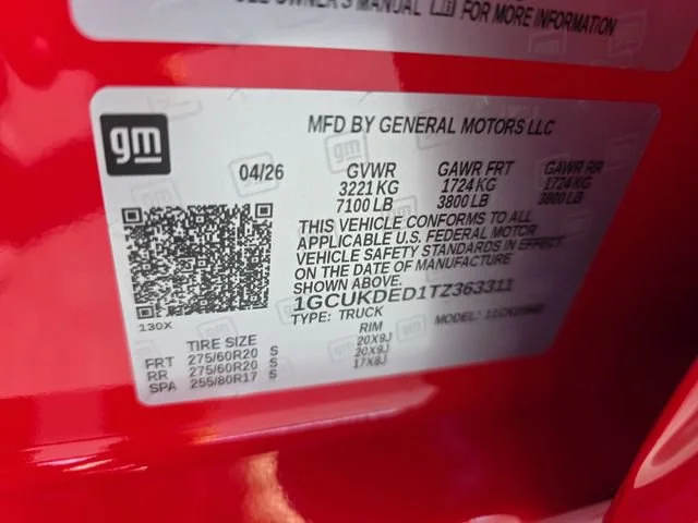 New 2026 Red Hot Chevrolet LT image 29