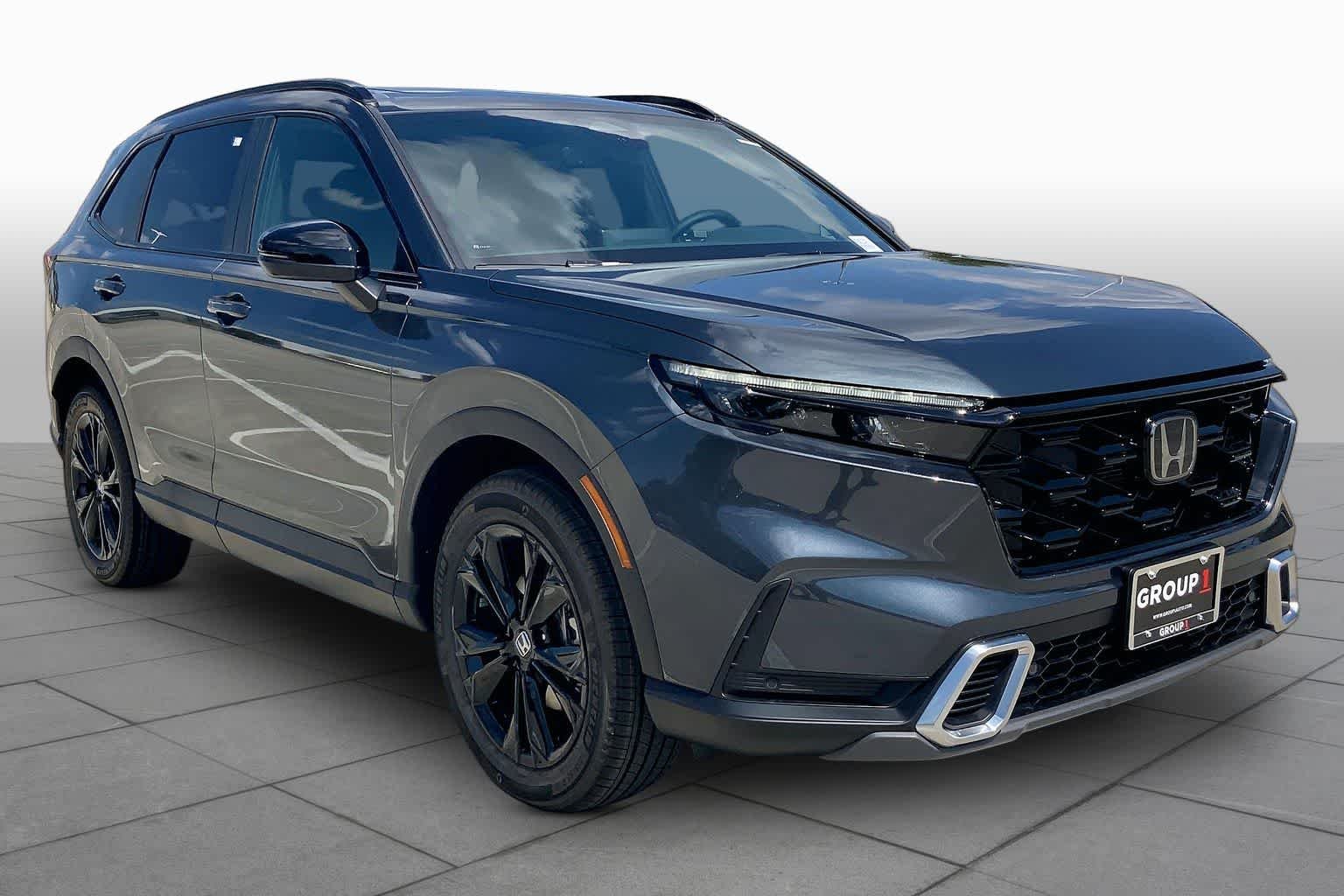 New 2027 Meteorite Gray Metallic Honda Sport Touring Hybrid AWD image 2