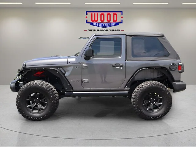 Used 2021 Granite Crystal Metallic Clearcoat Jeep Sport image 6