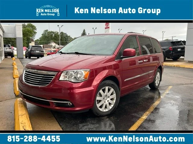 Used 2015 Deep Cherry Red Crystal Chrysler Touring image 1