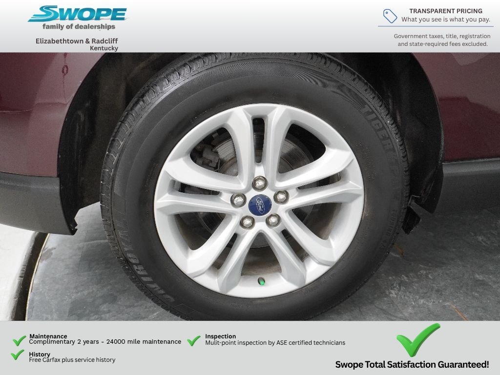 Used 2020 Burgundy Velvet Metallic Tinted Clearcoat Ford SEL image 27