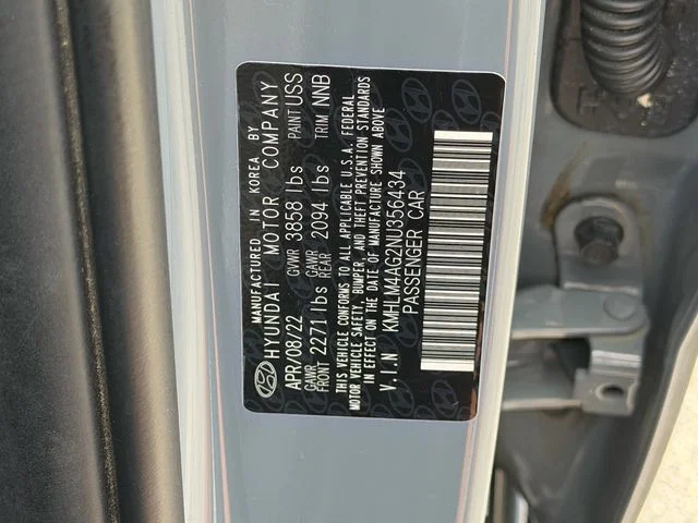 Used 2022 Gray Hyundai SEL image 19