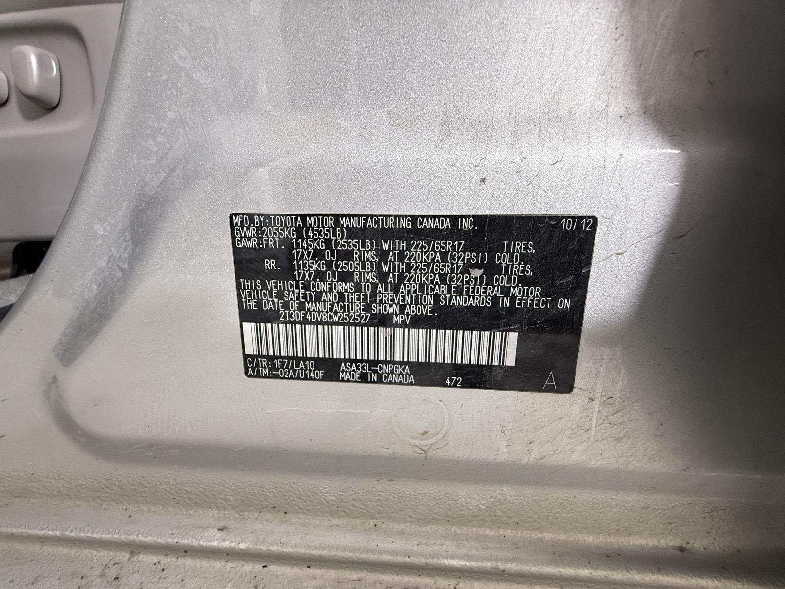 Used 2012 Classic Silver Metallic Toyota Limited image 27