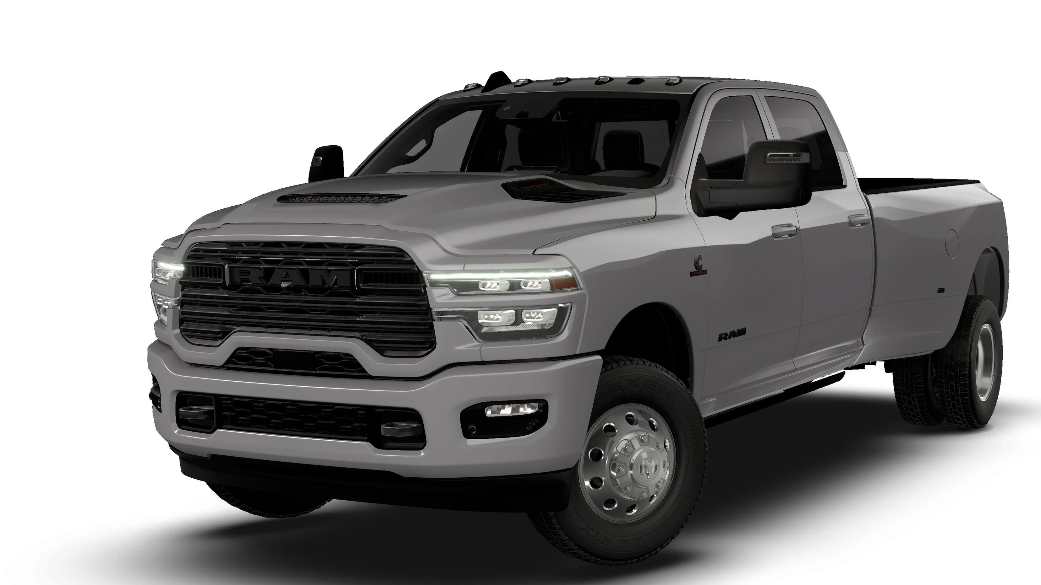 New 2026 Ceramic Gray Clear-Coat Exterior Paint RAM Laramie image 27
