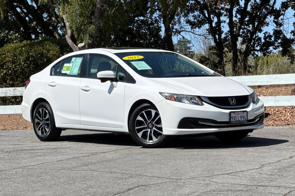 Used 2015 Honda Civic EX with VIN 19XFB2F84FE275688 for sale in Novato, CA