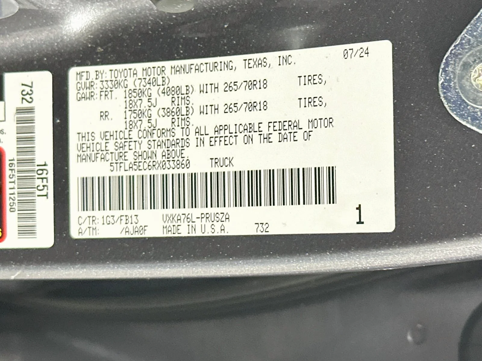 Certified Used 2024 Gray Toyota SR5 image 31