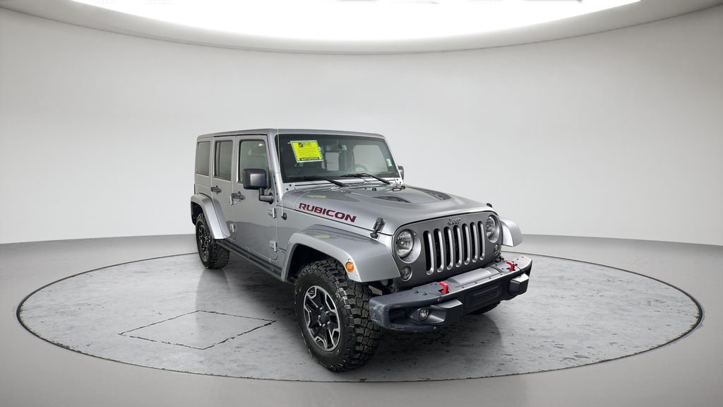 Used 2016 Billet Silver Metallic Jeep Unlimited Rubicon image 1
