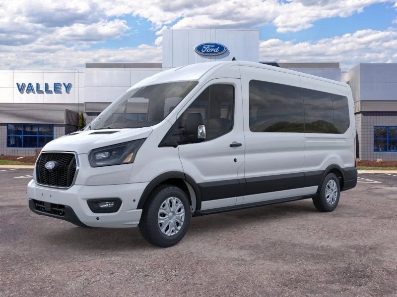 New 2026 Oxford White Ford Passenger Van XLT image 35
