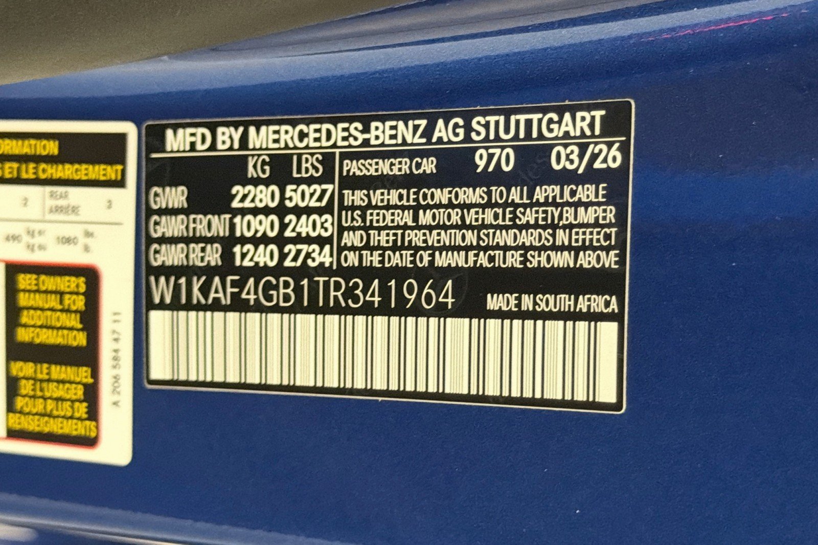New 2026 Starling Blue Metallic Mercedes-Benz C 300 Sedan image 24