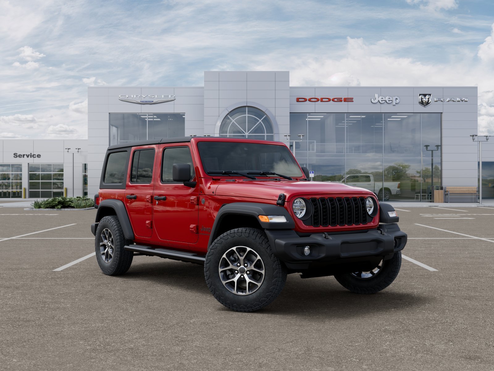New 2025 Firecracker Red Clearcoat Jeep Sport S image 33