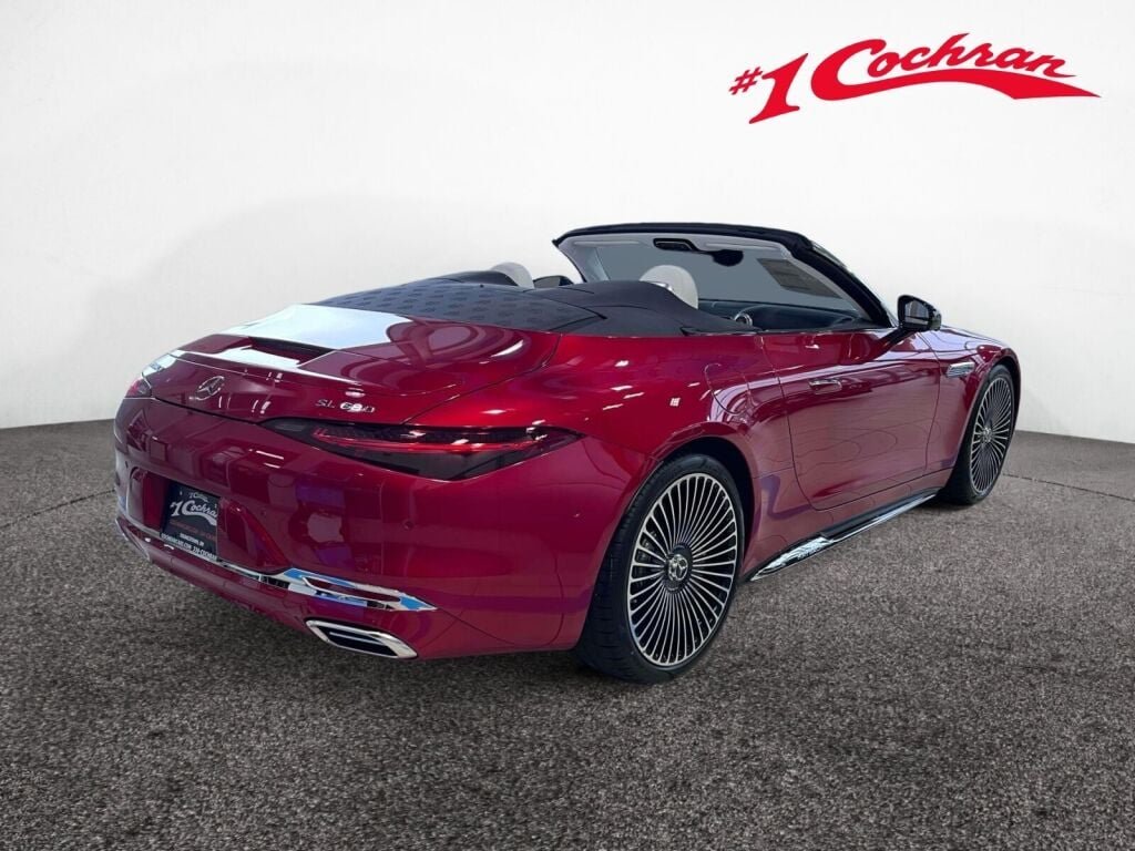 New 2026 MANUFAKTUR Garnet Red Metallic (Red Ambiance) Mercedes-Benz Maybach SL 680 Monogram Series image 7