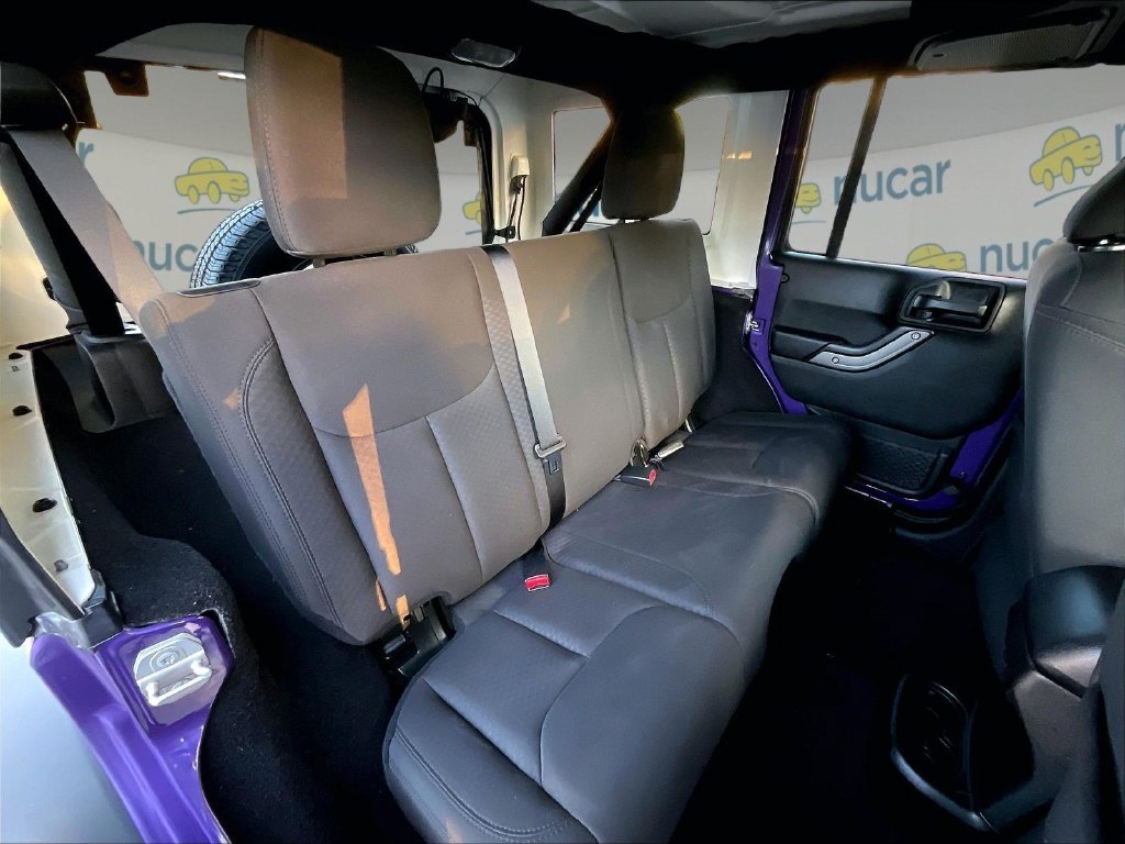 Used 2018 Xtreme Purple Pearlcoat Jeep Unlimited Sport image 16