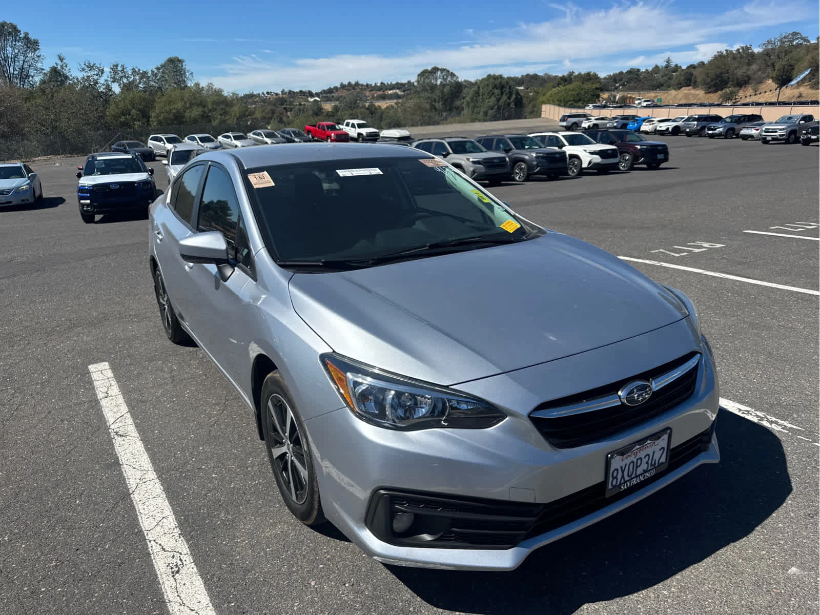 Used 2021 Ice Silver Metallic Subaru Premium image 3