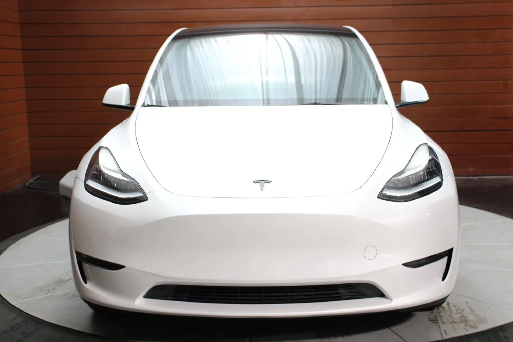 Used 2022 Pearl White Multi-Coat Tesla Long Range image 32