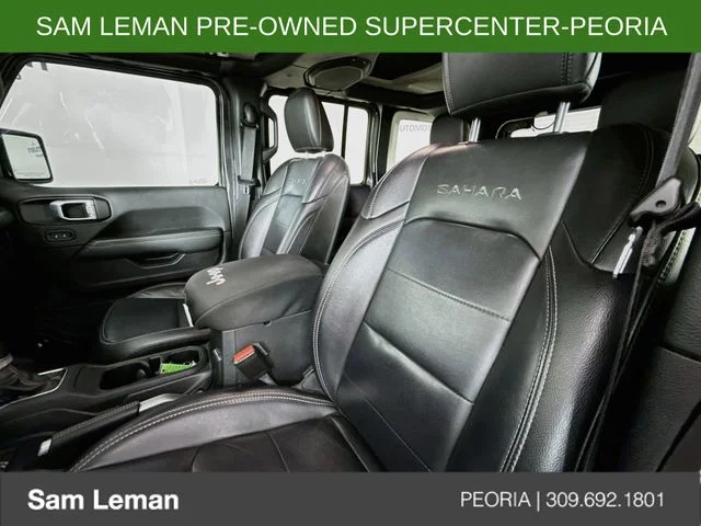 Used 2021 Gray Jeep Unlimited Sahara 4xe image 20