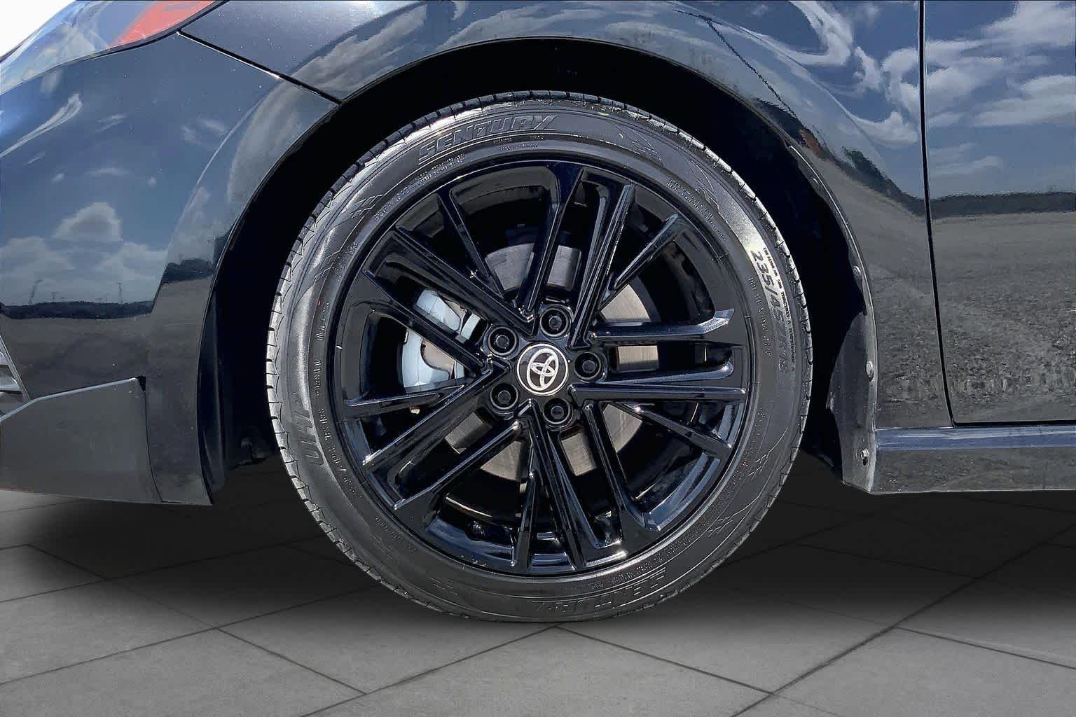Used 2025 Midnight Black Metallic Toyota SE image 11
