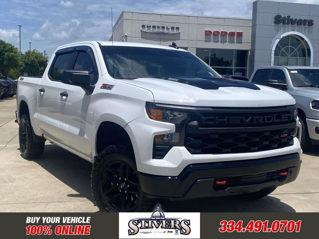 Used 2024 White Chevrolet Custom Trail Boss image 1