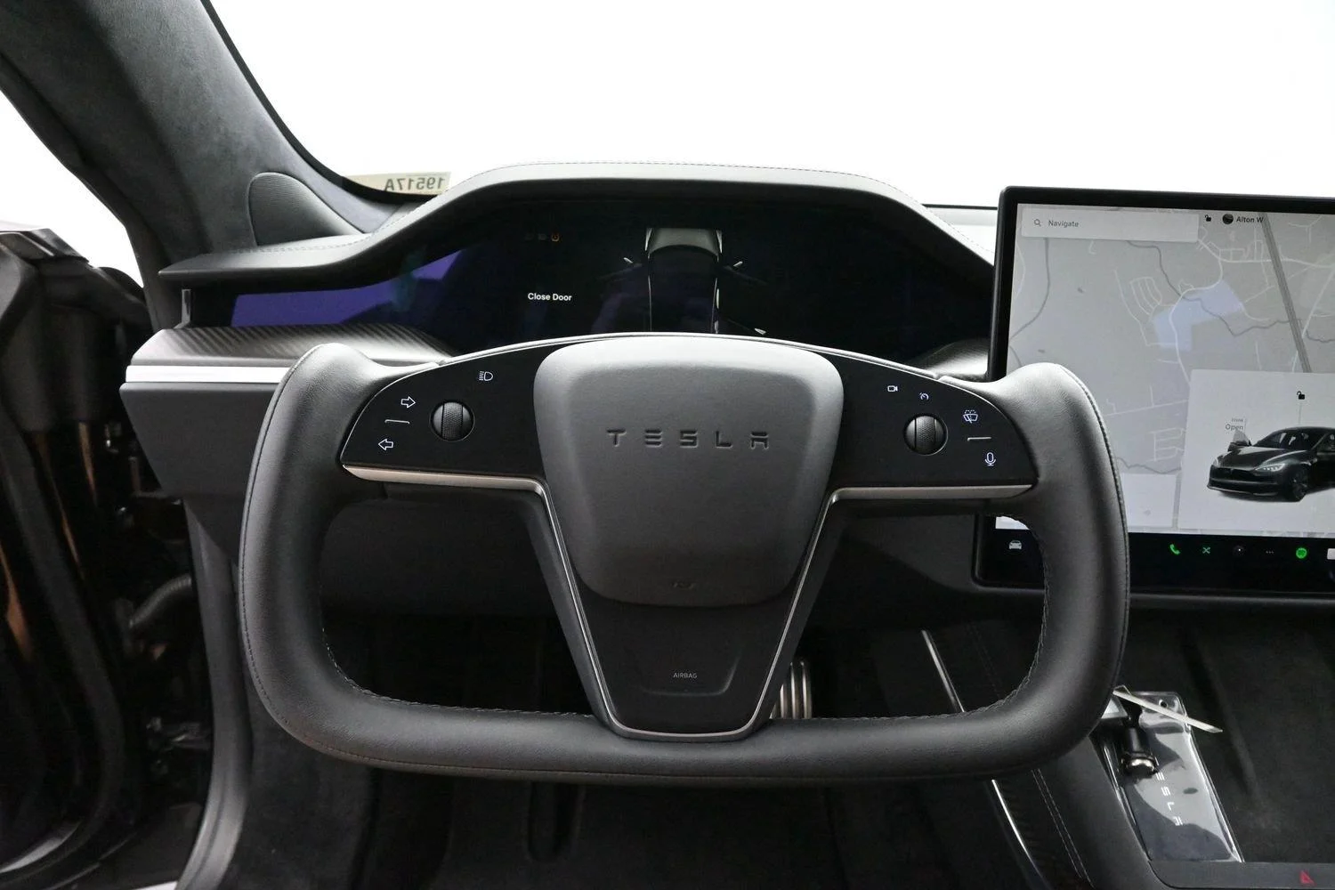 Used 2021 Black Tesla Plaid image 16