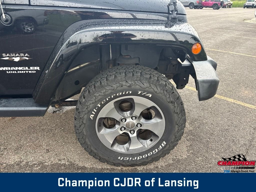 Used 2016 Black Jeep Unlimited Sahara image 30