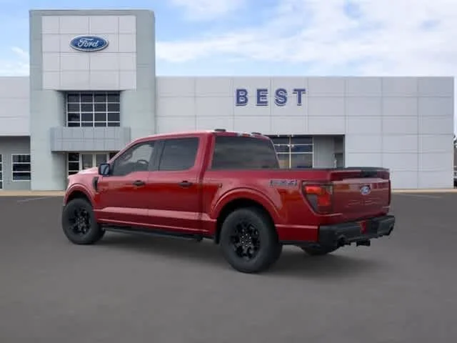 New 2025 Rapid Red Metallic Tinted Clearcoat Ford STX image 4