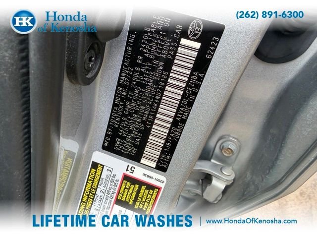 Used 2022 Celestial Silver Metallic Toyota LE image 4