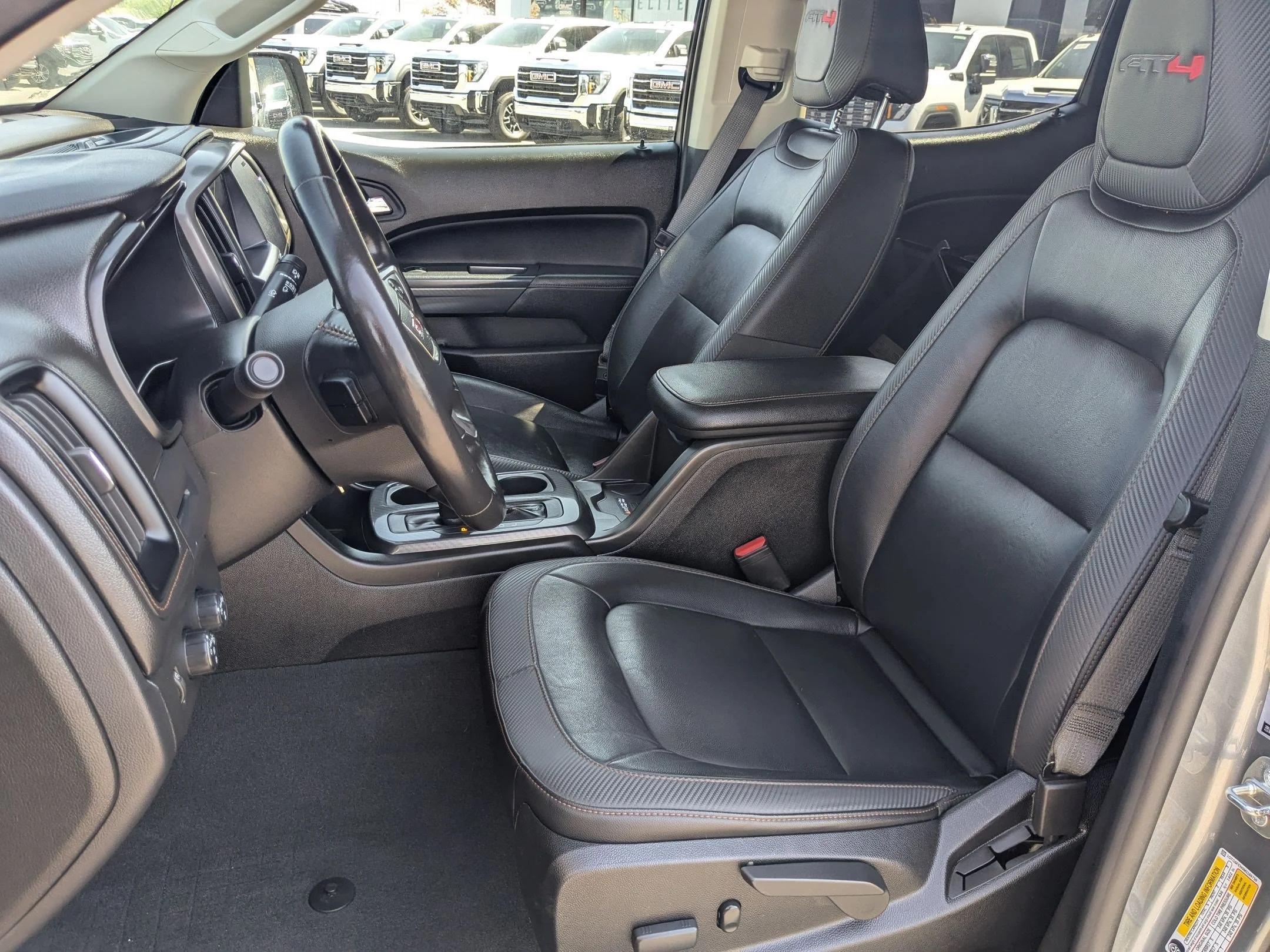 Used 2021 Satin Steel Metallic GMC 4WD AT4 w/Leather image 15