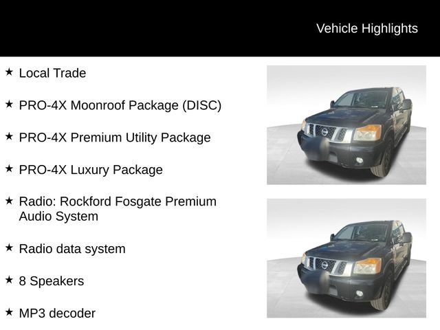 Used 2015 Black Nissan PRO-4X image 4