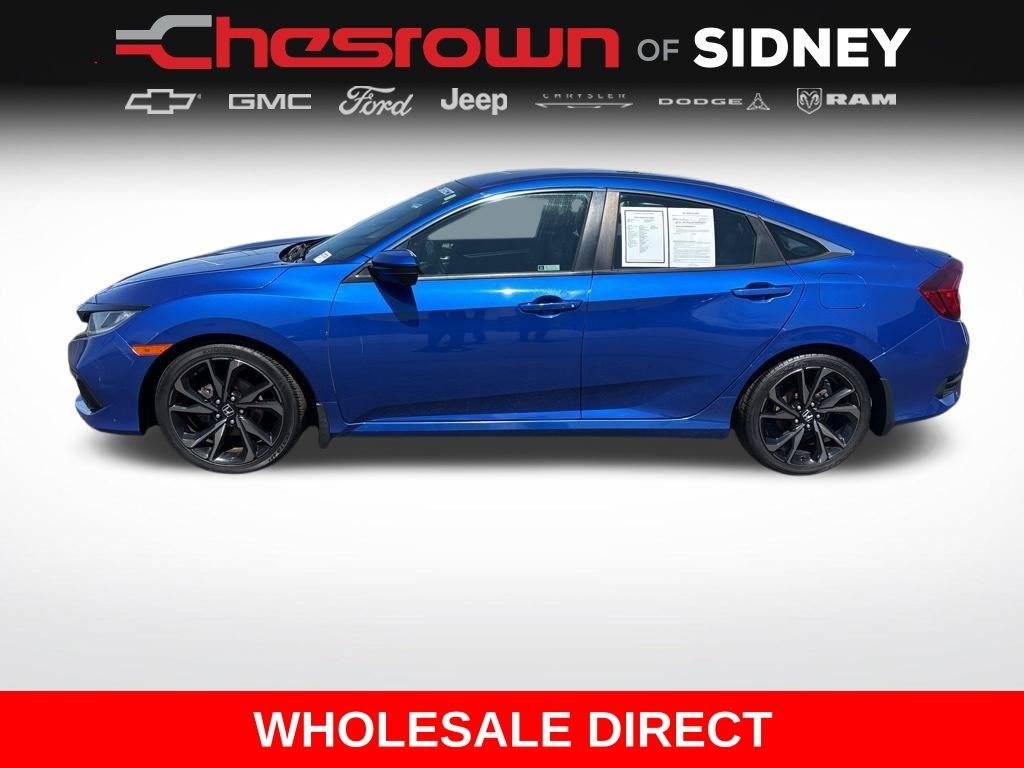 Used 2019 Honda Civic Sport with VIN 2HGFC2E86KH586585 for sale in Sidney, OH