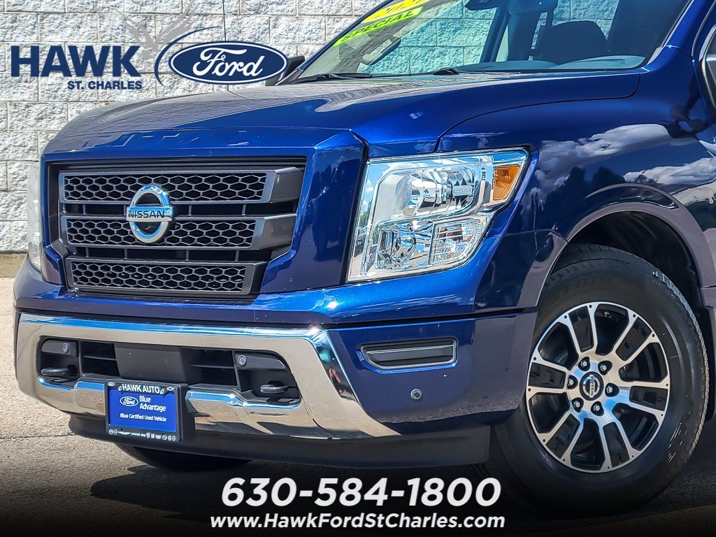 Certified Used 2021 Deep Blue Pearl Metallic Nissan SV image 2