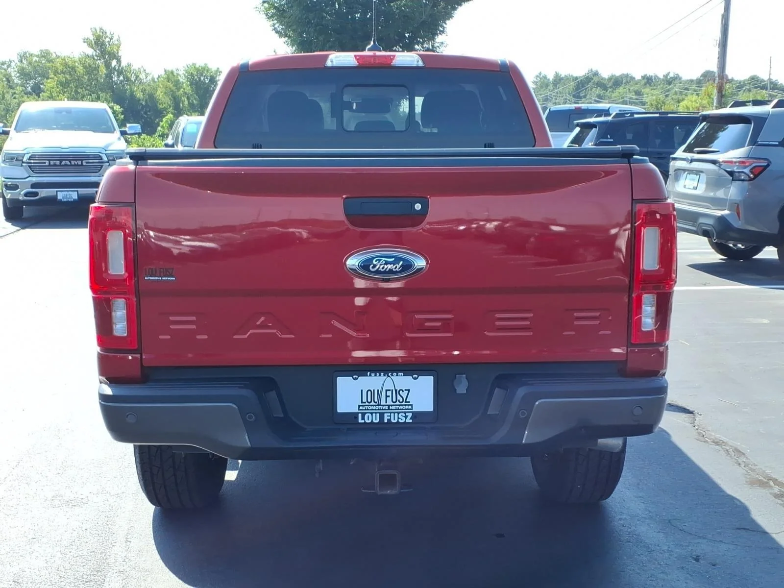 Used 2021 Rapid Red Metallic Tinted Clearcoat Ford XLT image 30