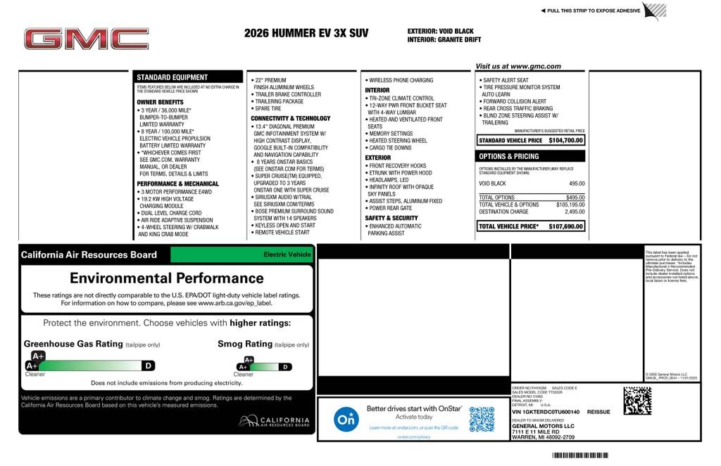 Certified Used 2026 Black GMC 3X image 4