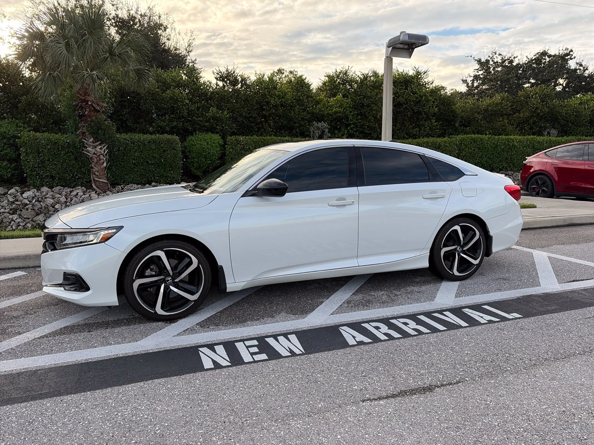 Certified Used 2022 Platinum White Pearl Honda Sport 2.0T image 12