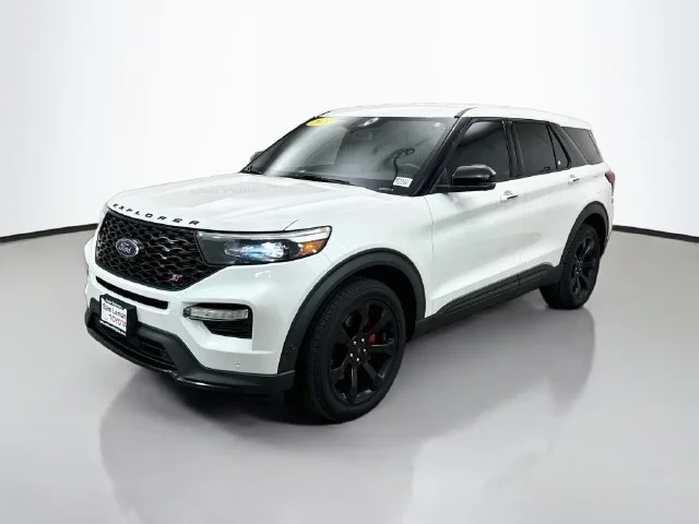 Used 2021 White Metallic Ford ST image 3