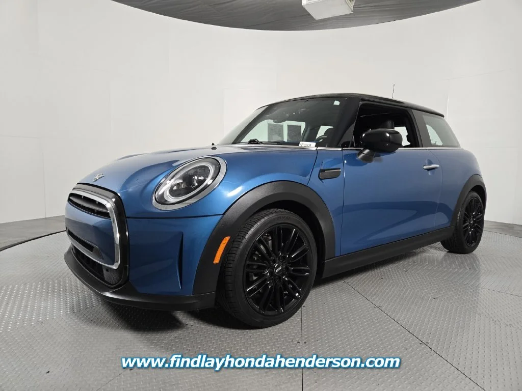 Used 2022 Island Blue Metallic MINI Oxford Edition image 2
