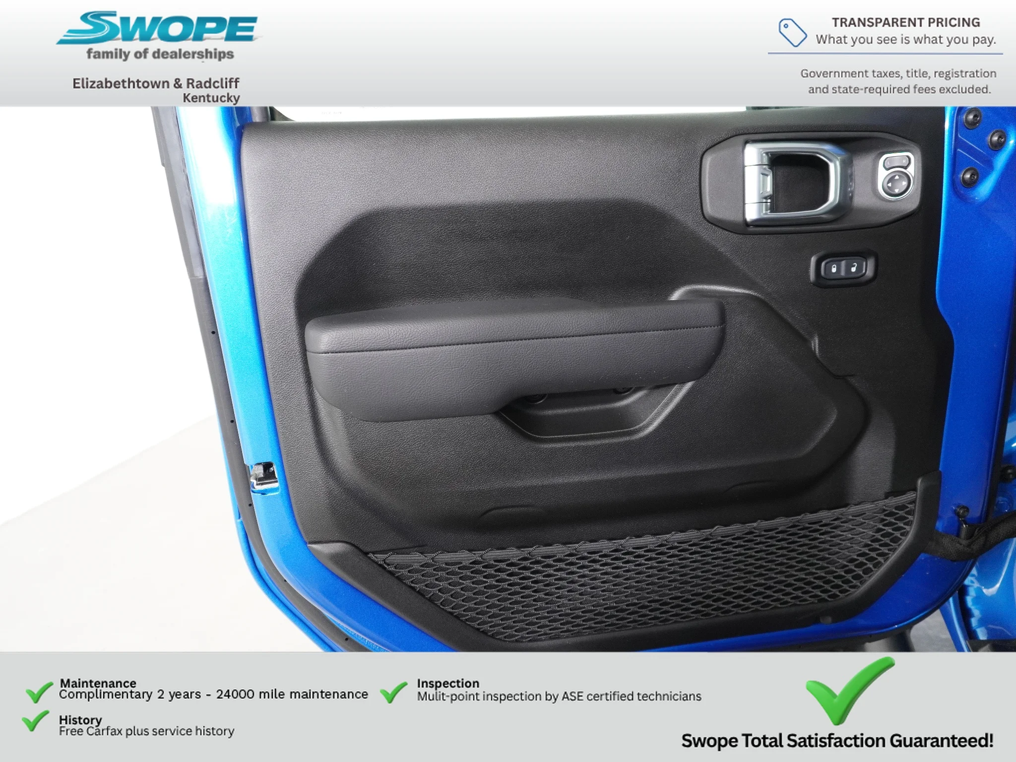 Certified Used 2024 Hydro Blue Pearlcoat Jeep Rubicon image 13