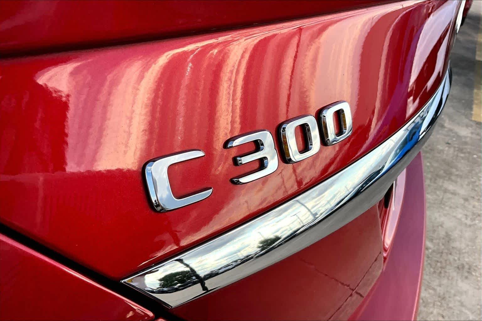 Used 2017 designo Cardinal Red Metallic Mercedes-Benz C 300 image 31
