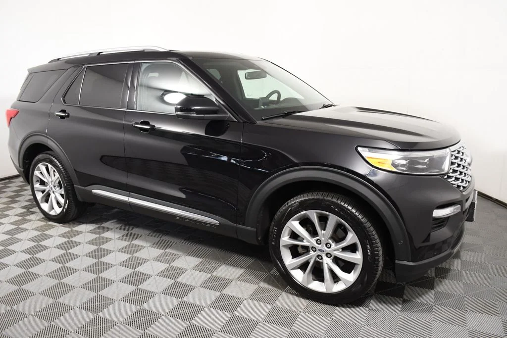 Used 2021 Agate Black Metallic Ford Platinum image 8