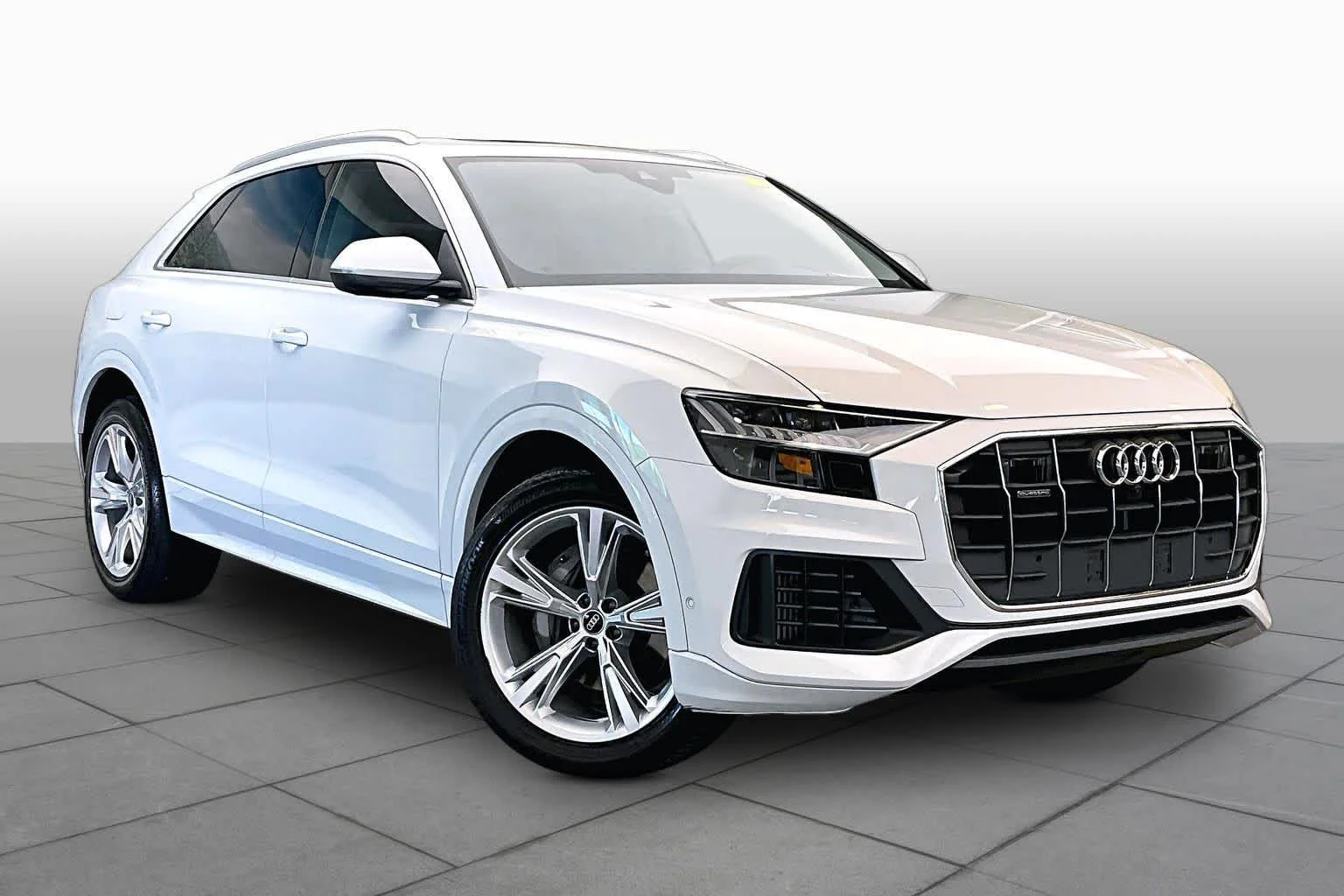 Used 2023 Glacier White Metallic Audi Premium image 3
