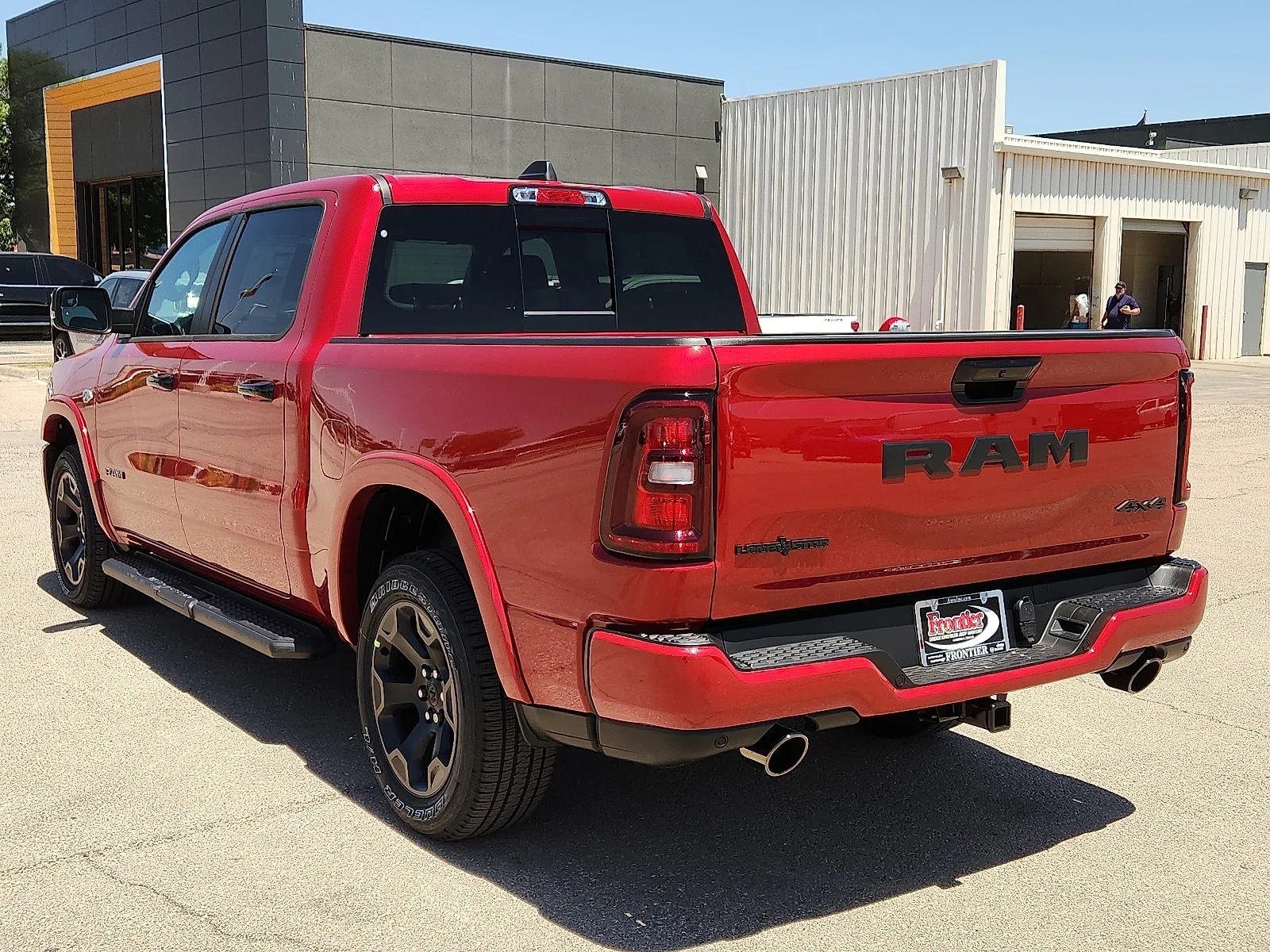 New 2026 Molten Red Pearl-Coat  Paint Ram LONE STAR CREW CAB 4X4 5