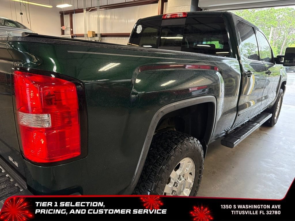 Used 2015 EMERALD GREEN METALLIC GMC SLE image 3