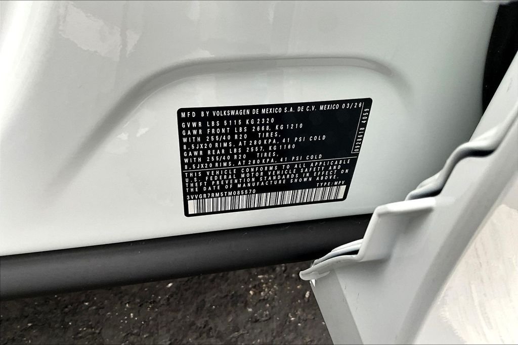 New 2026 White Volkswagen 2.0T SE R-Line Black image 19