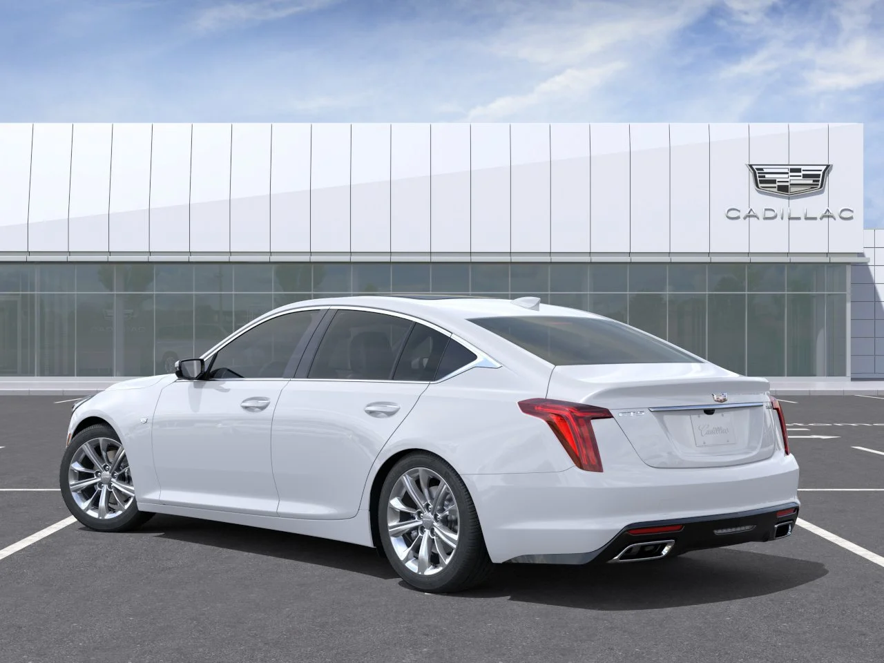 New 2026 Vibrant White Tricoat Cadillac Premium Luxury image 3