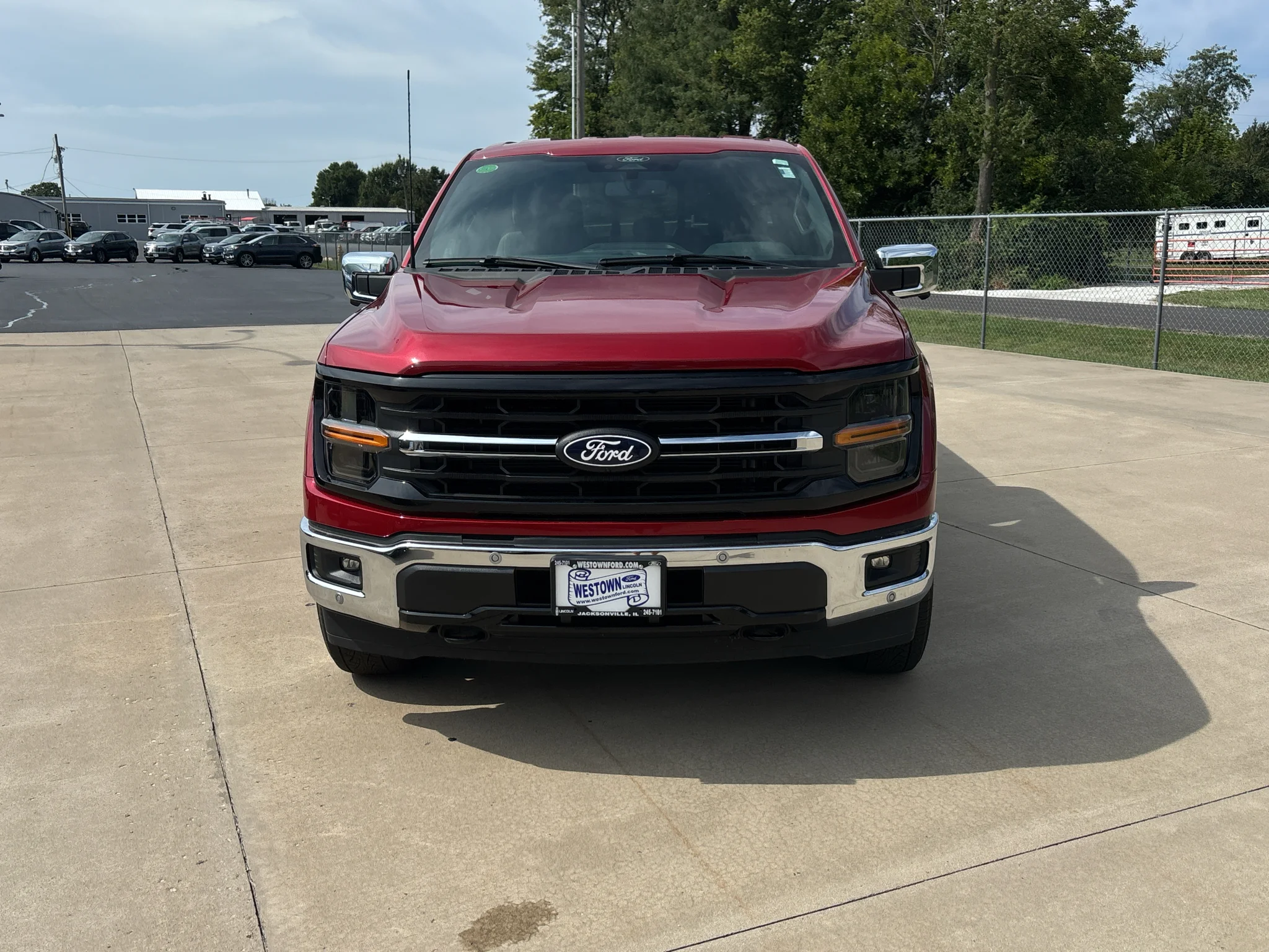 Used 2024 Rapid Red Metallic Tinted Clearcoat Ford XLT image 21