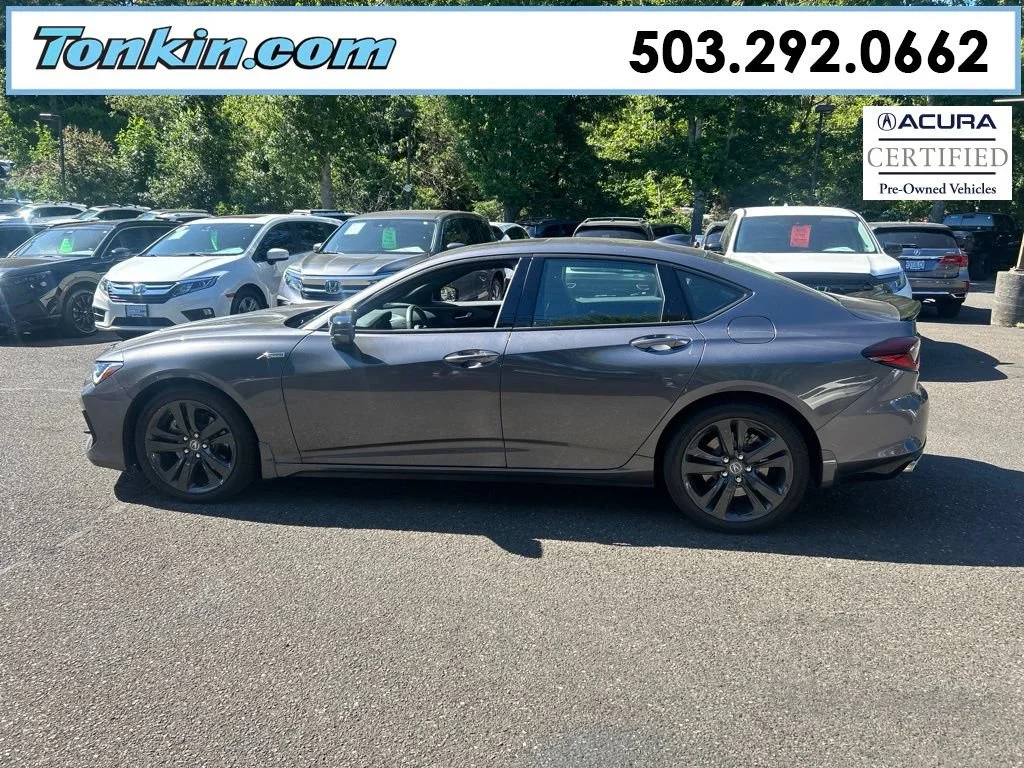 Certified Used 2021 Modern Steel Metallic Acura SH-AWD A-SPEC image 21