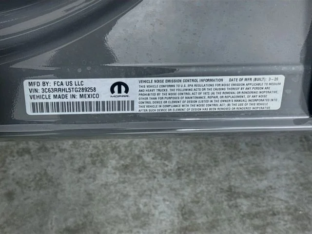New 2026 Ceramic Gray Clear-Coat Exterior Paint RAM BIG HORN image 30