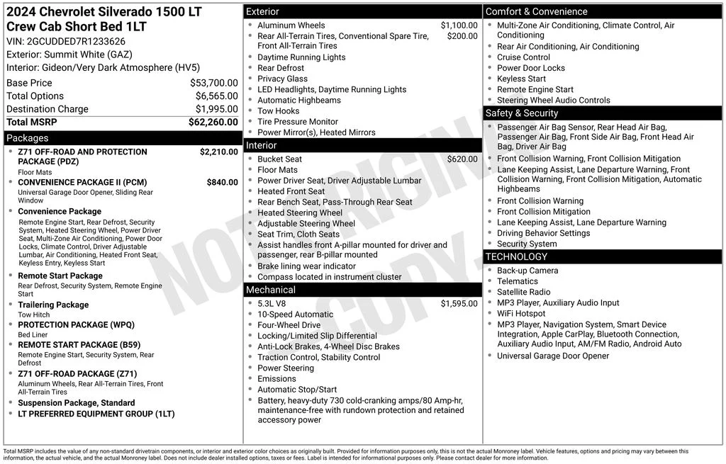 Certified Used 2024 White Chevrolet LT image 5