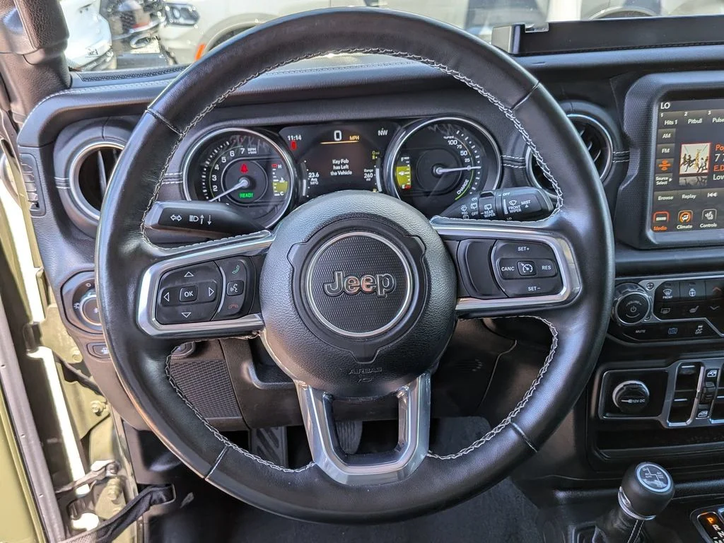 Used 2023 Green Jeep Sahara 4xe image 12