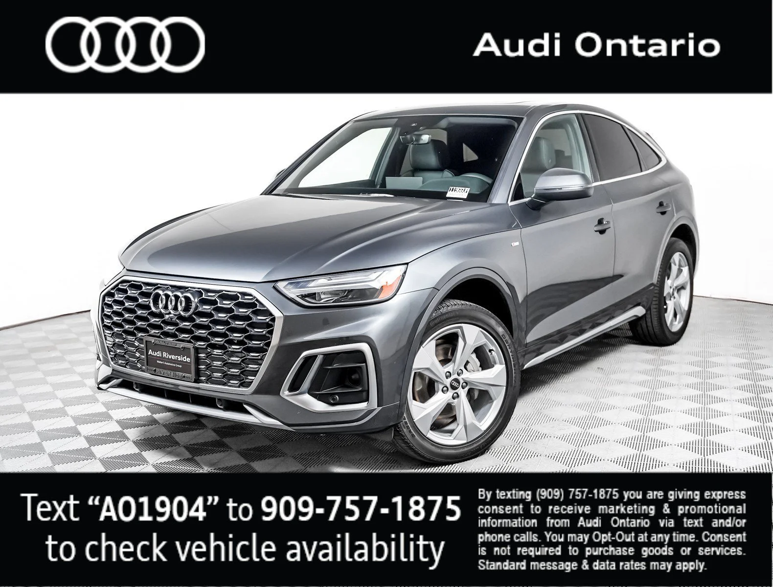 Used 2023 Daytona Gray Pearl Effect Audi S line Premium Plus image 1