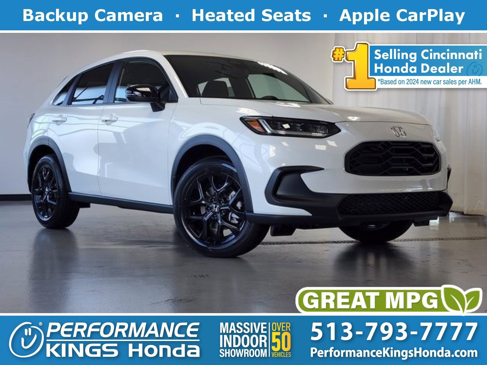 Certified Used 2025 White Honda Sport image 1