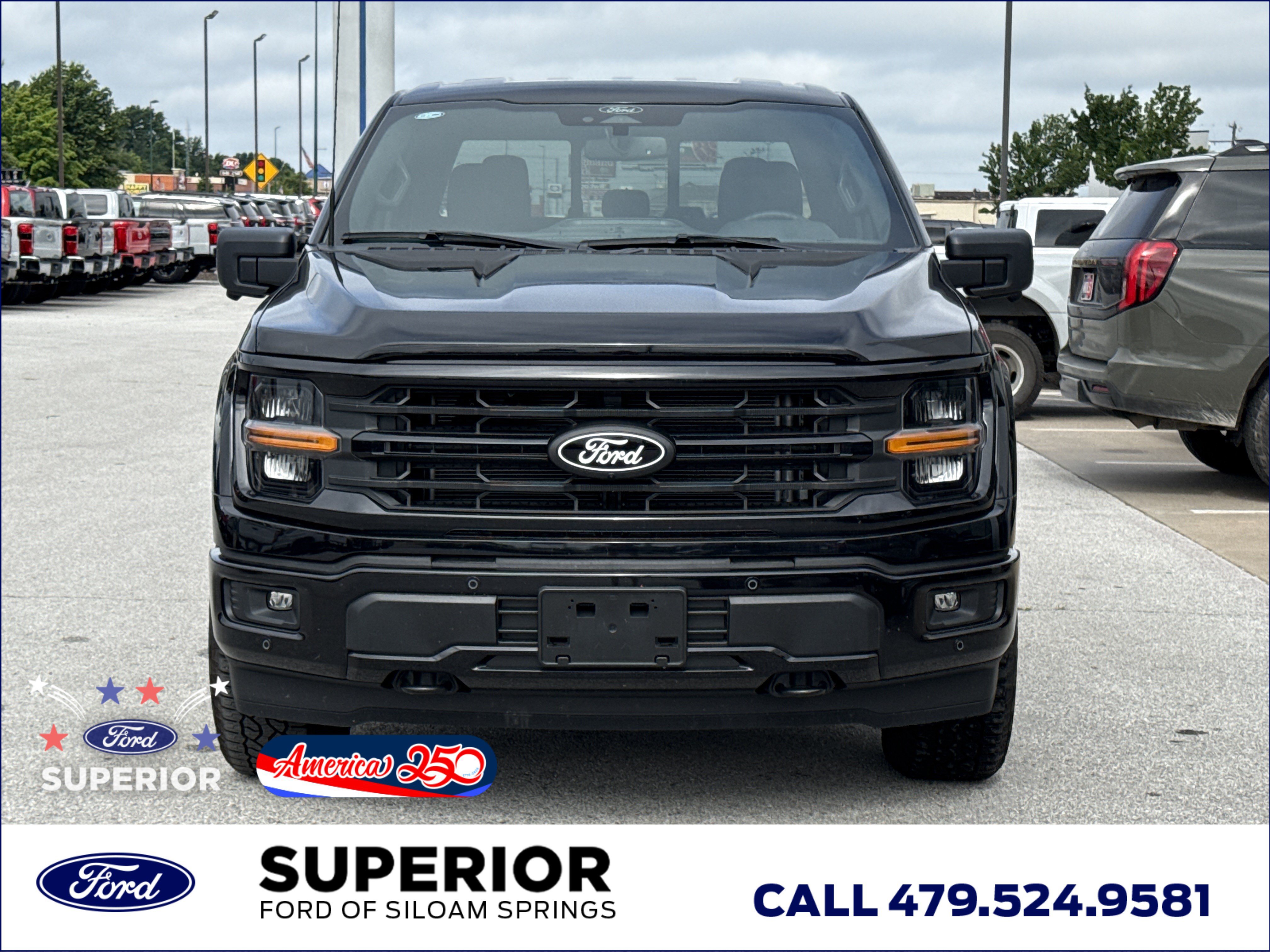 New 2026 Agate Black Metallic Ford XLT 4WD image 14